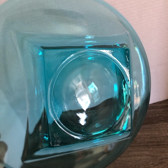 Vtg Hazel Atlas Colonial Capri Blue Serving Bowl - Picture 11 of 14